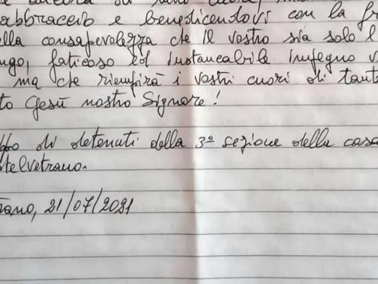 I detenuti scrivono ai giovani volontari: c'è bisogno di buoni esempi