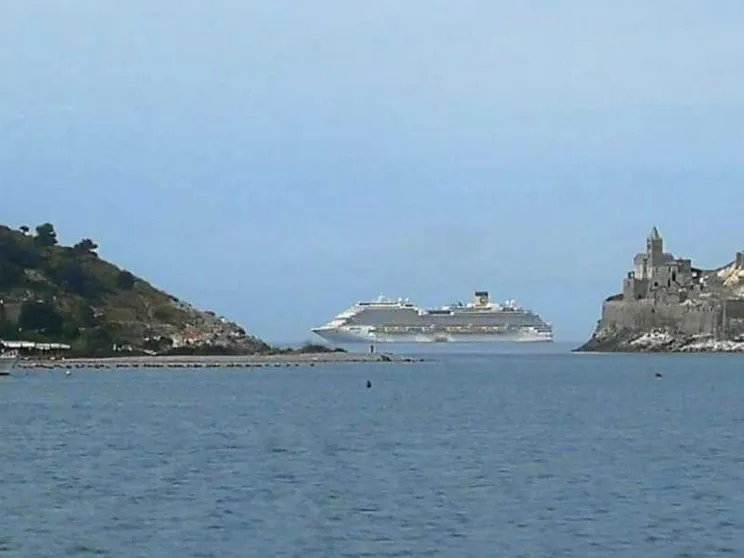 Quelle grandi navi "parcheggiate" nel Golfo dei Poeti