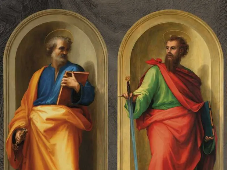 Diventano visibili i Santi Pietro e Paolo di Raffello e Fra Bartolomeo