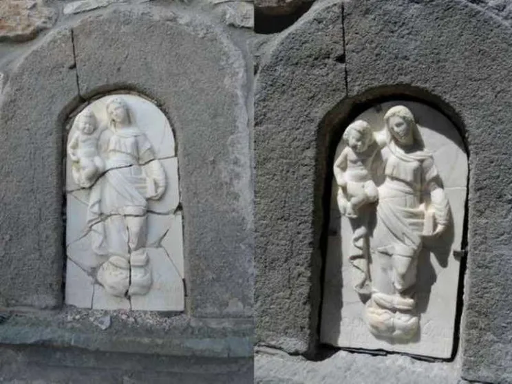 Le pietre e la storia di un popolo, il recupero delle edicole votive