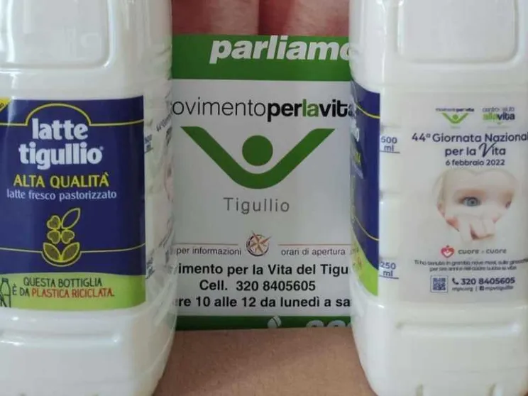 Con il latte fresco c'è la Giornata per la Vita