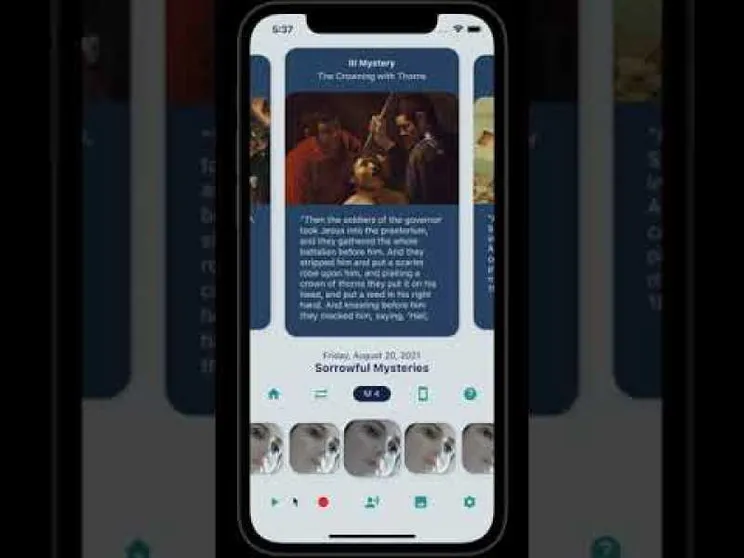 Il Rosario? Si può pregare anche con una App