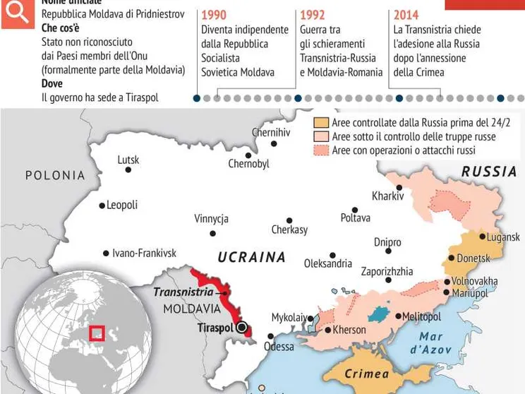 Dalla Transnistria alla Gagauzia: ecco le bombe a orologeria di Putin