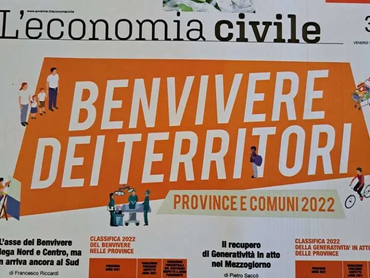 Rapporto sul BenVivere delle province e dei comuni italiani 2022