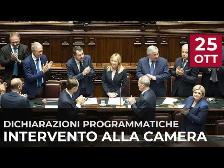 L'Europa, l'energia, il Papa... il testo del discorso di Giorgia Meloni