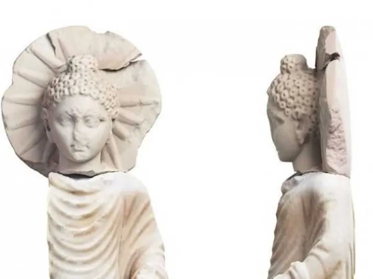 Scoperta in Egitto un'antica statua di Buddha: è la prima fuori dall'Asia
