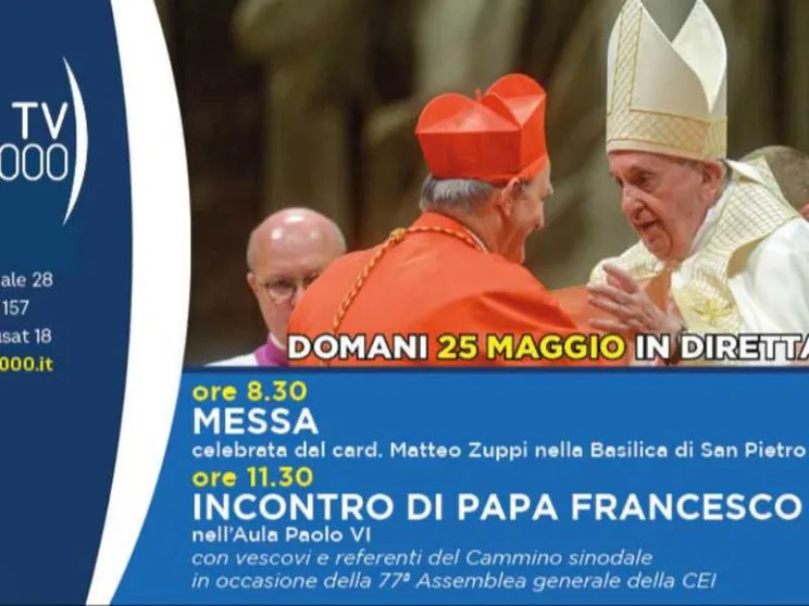Cei, come seguire la Messa celebrata da Zuppi e l’incontro con papa Francesco