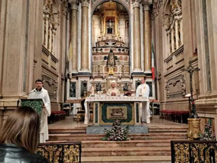 La chiesa degli italiani nel centro di Lisbona