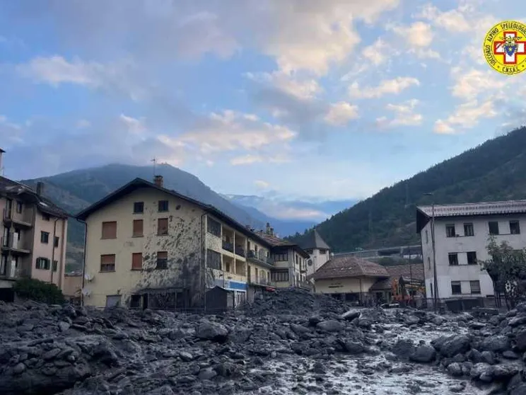 Frana e esondazioni, Bardonecchia sotto il fango. Le immagini