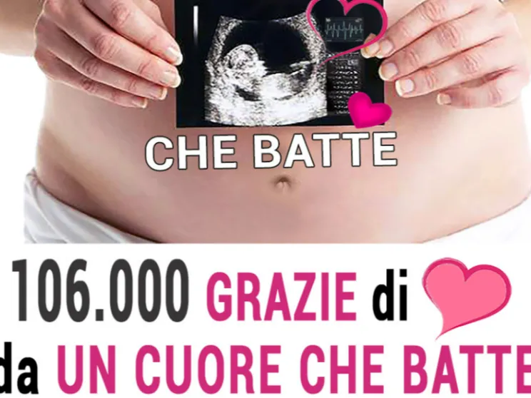 «Un cuore che batte», 106mila firme per cambiare la 194