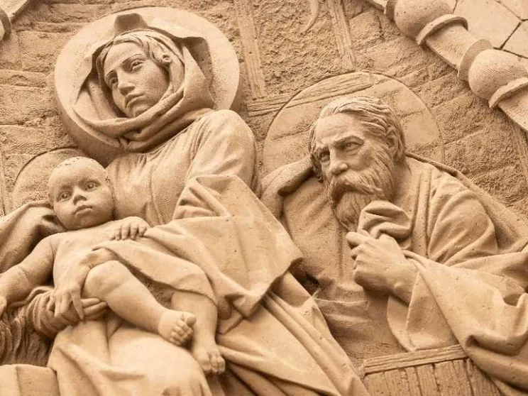 A Jesolo il presepe di sabbia che unisce Assisi a Betlemme