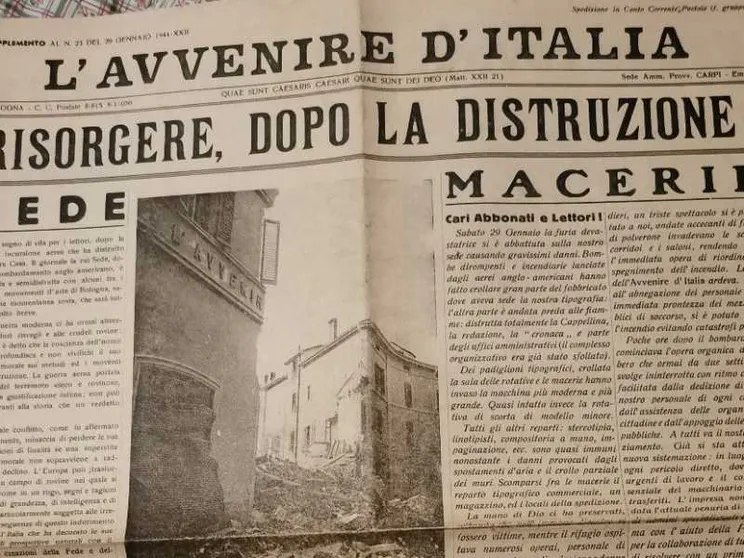Ottant'anni fa il bombardamento dell'Avvenire d'Italia