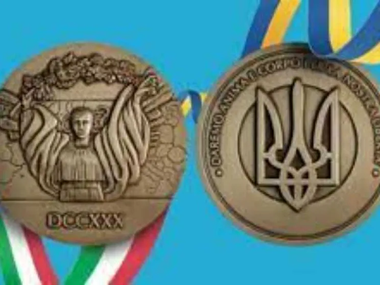 Una medaglia della Zecca per la resistenza ucraina