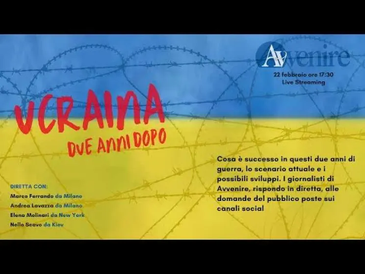 Due anni di guerra in Ucraina, un podcast e il video della diretta web