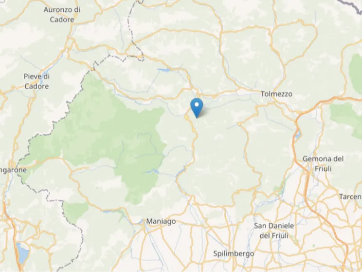 Scossa di terremoto di magnitudo 4.1