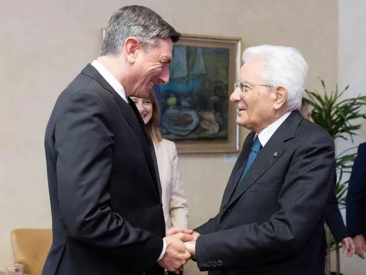 Mattarella: da Italia e Slovenia modello di pace. La Ue dia risposte concrete
