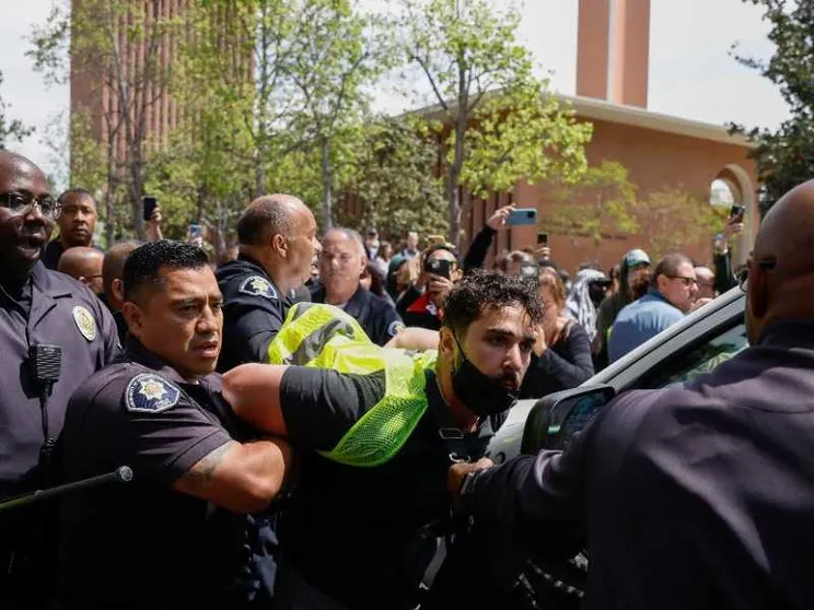 Guerra in Medio Oriente, la protesta mite degli universitari Usa