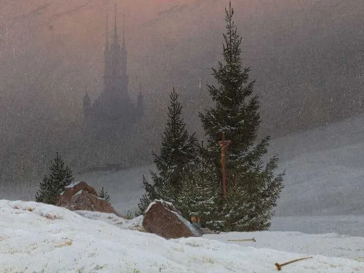 Caspar David Friedrich: la contemplazione della natura conduce alla croce