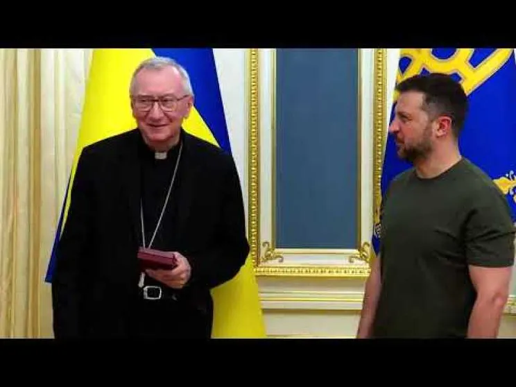 Parolin incontra Zelensky. La gratitudine del presidente ucraino