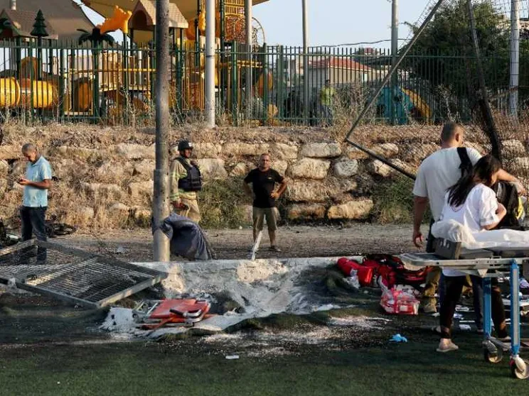 Strage di bimbi sul campo da calcio in Israele. Che attacca il Libano
