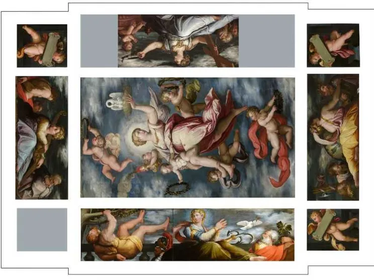 Il soffitto ricomposto per riscoprire Vasari