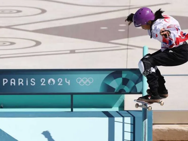 Nello skateboard delle atlete bambine i Giochi di strada non hanno età