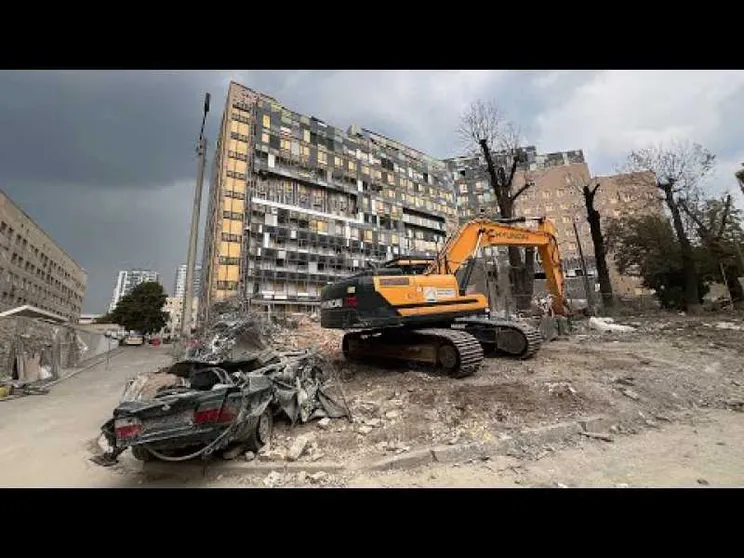 A Kiev è ripartito l’ospedale dei bambini che fu colpito da un missile