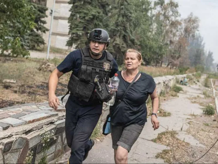 Donetsk, in fuga senza tregua dai russi. «Così i nostri paesi sono invasi»