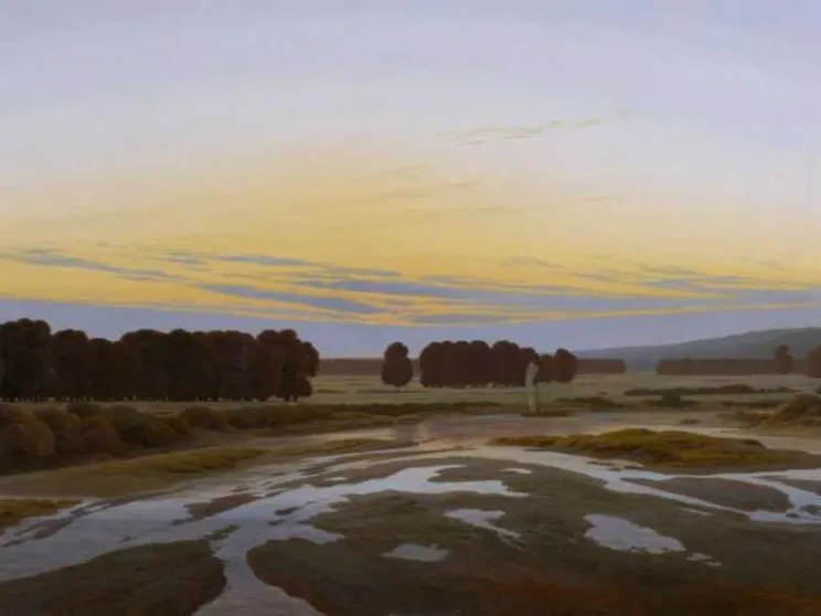 La romantica Dresda nei colori di Caspar David Friedrich