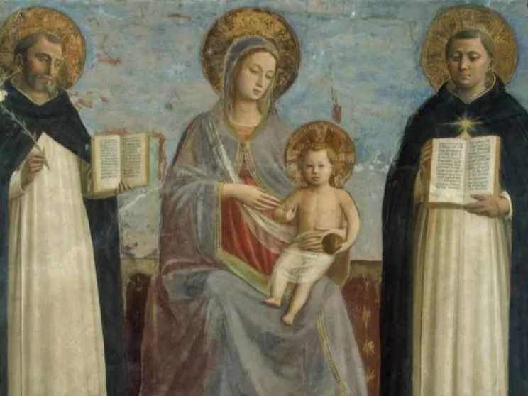 Guarda all'Assunta il Tommaso d'Aquino più contemplativo