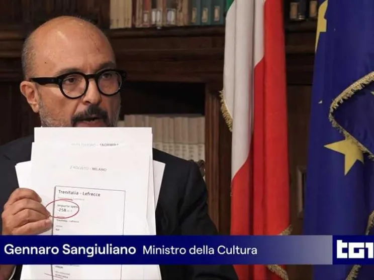 Sangiuliano al Tg1: «Solo una relazione, Meloni ha detto no alle dimissioni»