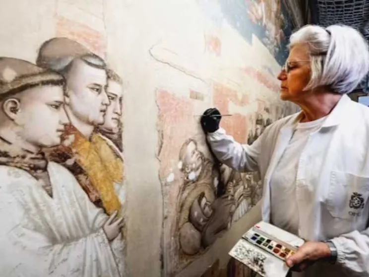 Tornano a splendere gli affreschi di Giotto della Cappella Bardi