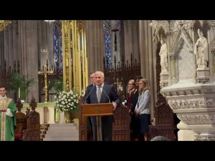 La prima Messa in italiano a St Patrick. Presente anche il ministro Tajani