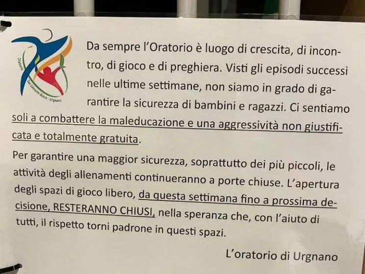 Baby gang contro disabile. E il don chiude l'oratorio