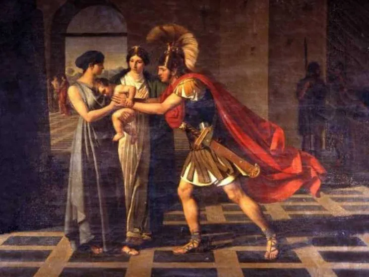 La corazza di Ettore che s’incrina mostra la fragilità dell’eroismo