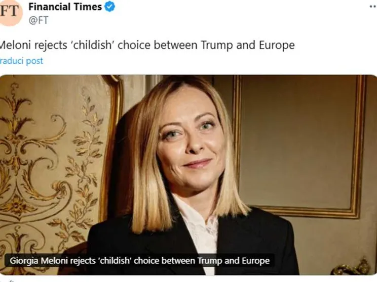 Trumpismo e identità, Palazzo Chigi torna in "comfort zone"