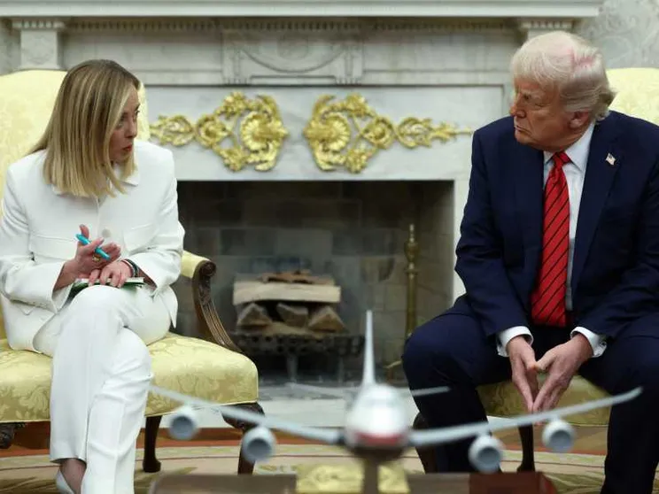 Asse sui valori e aumento dell'import: Meloni ammorbidisce Trump