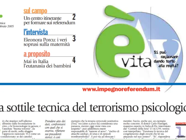 L'avventura di "è vita", un servizio all'umanità di tutti