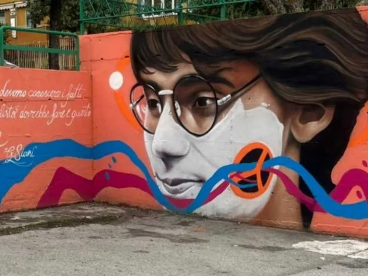 C'è un murale nel carcere di Secondigliano per ricordare chi è stato ucciso