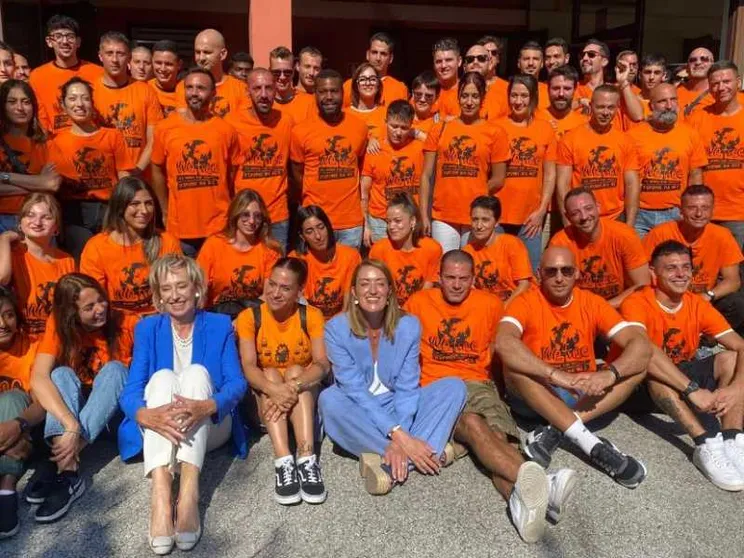 Metsola a San Patrignano: «Qui c'è un modello di welfare per l'Europa»