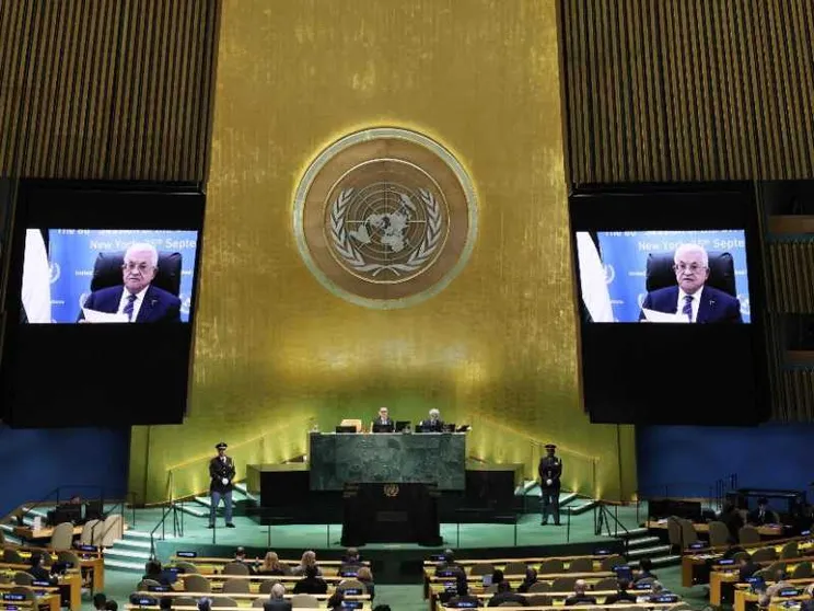 Abu Mazen all'Onu: «Pronto a lavorare con Trump su pace e sicurezza»