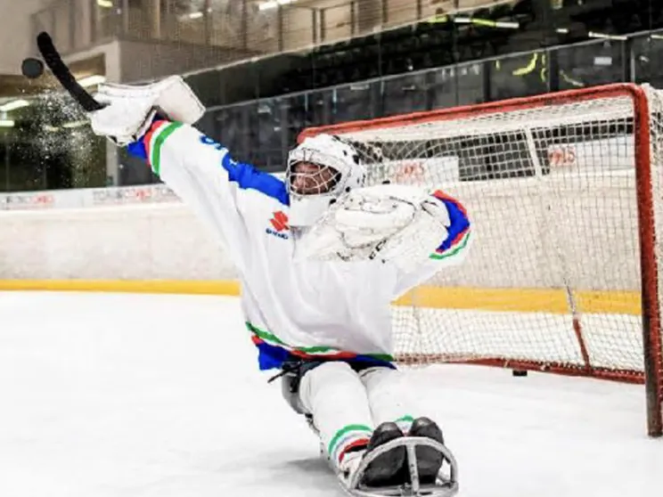 Hockey senza limiti, la sfida del portiere torinese Araudo