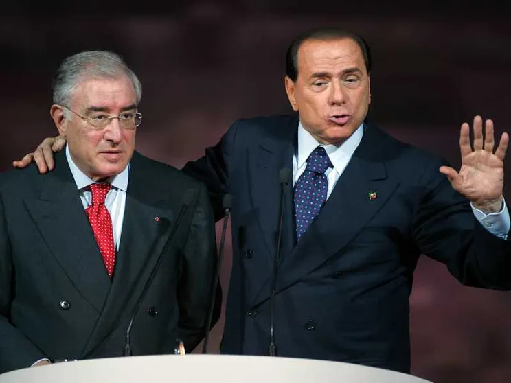 Silvio Berlusconi e Marcello Dell'Utri in una foto di archivio / ANSA