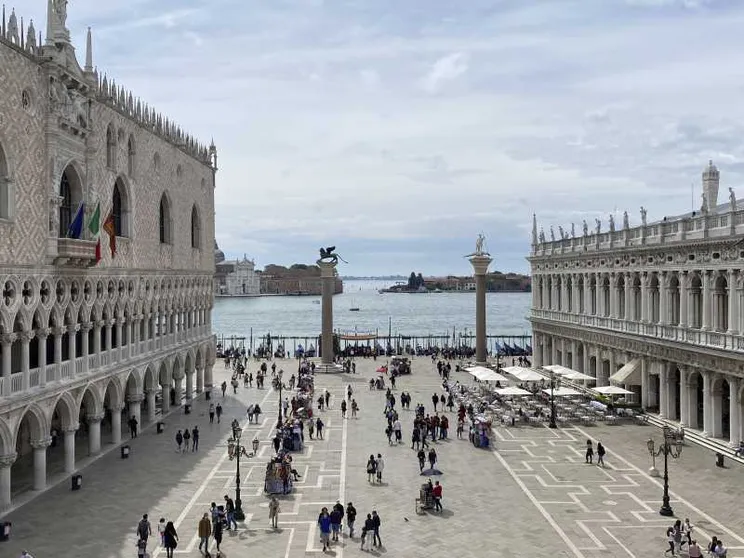 Una veduta di Piazza San Marco, a Venezia