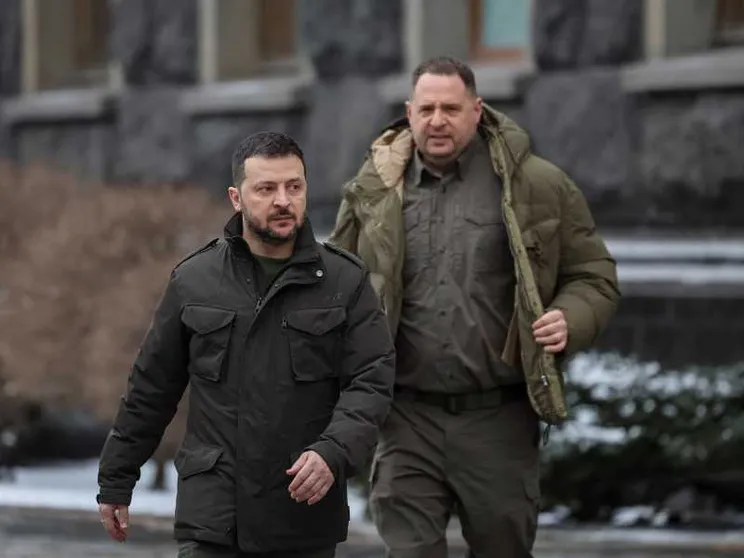 Zelensky insieme a Yermak