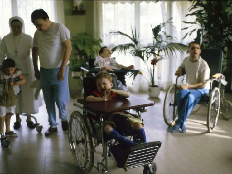 Ci sono disabili che non corrono e genitori che piangono