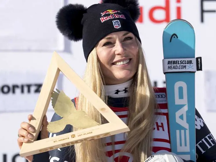Sci, a St. Moritz, Vonn torna regina a 41 anni