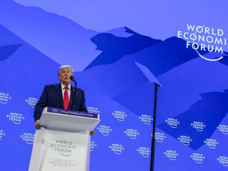 Trump a Davos