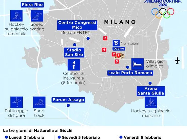 Zone rosse, vie chiuse al traffico e sicurezza: così Milano accoglierà la fiaccola