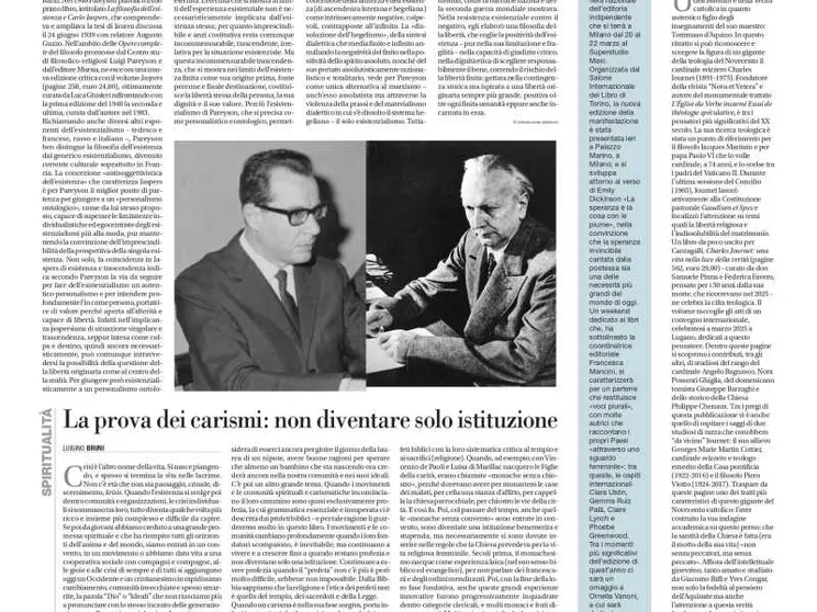 Pareyson e Jaspers, dall’ego alla libertà